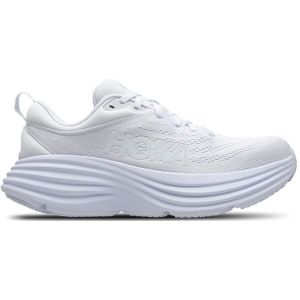 HOKA - Bondi 8 - Hardloopschoenen - Wit - Textiel en Synthetisch