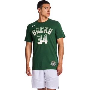 Nike NBA T-shirts Heren - Rood - Maat M - Katoen Jersey