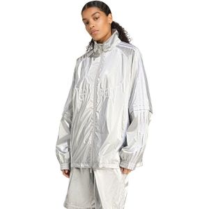 Adidas Adilenium Season 4 Teamgeist Track Top Trainingspakken Dames - Zilver - Maat 42 - Katoen Canvas