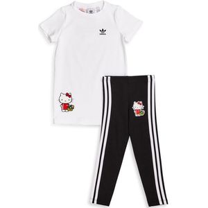 Adidas Hello Kitty Trainingspakken Peuter - Wit - Maat 99 - 104 CM - Katoen Jersey
