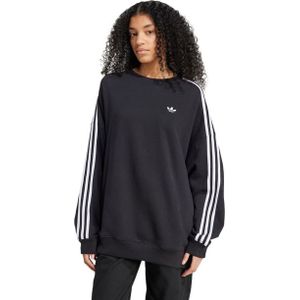 Adidas Adicolor 3-stripes Adilenium Sweatshirt Sweatshirts Dames - Zwart - Maat 42 - Mesh/Synthetisch
