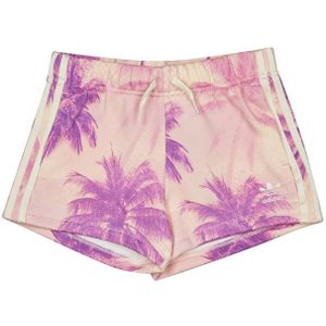 Adidas - Aop Palm - Korte Broeken - Roze - Katoen Jersey