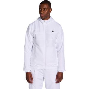 Lacoste Diamond Weave Hooded Trainingspakken Heren - Wit - Maat XS