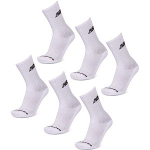 New Balance - Crew 6 Pack - Sokken - Wit