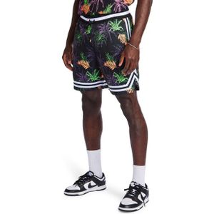 LCKR League Korte Broeken Heren - Zwart - Maat L - Poly Mesh