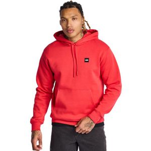 LCKR Embroidered Hooded Hoodies Heren - Rood - Maat S - Katoen Fleece