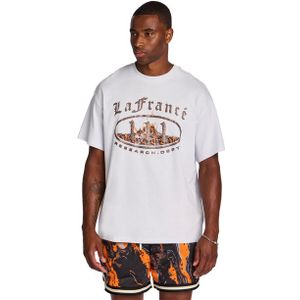 Puma Lafrance T-shirts Heren - Grijs - Maat S - Katoen Jersey