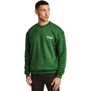 Street Cartel Russo Sweatshirts Heren - Groen - Maat XS - Katoen Fleece