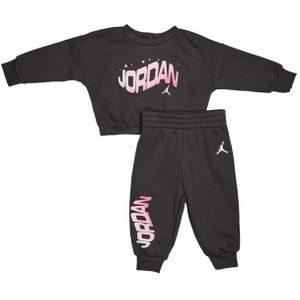 Jordan Bubble Trainingspakken Baby - Grijs - Maat 74 - 80 CM - Katoen Fleece
