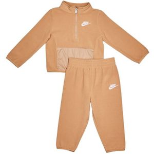 Nike Club Polar Hz Trainingspakken Baby - Bruin - Maat 74 - 80 CM - Poly Fleece