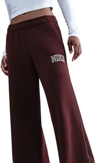 Nike Sportswear Broeken Dames - Rood - Maat 40 - Katoen Jersey