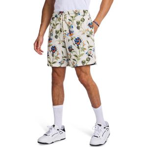 Puma Floral Sport Korte Broeken Heren - Wit - Maat S - Poly Mesh