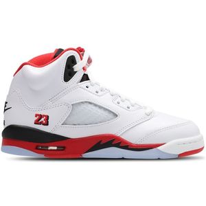 Jordan Retro 5 - Kindersneakers - Wit - Leer