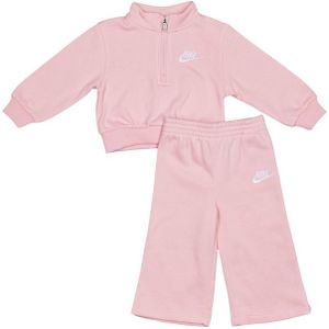 Nike Club Lbr Hz Trainingspakken Baby - Roze - Maat 74 - 80 CM - Katoen Fleece