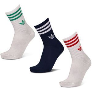 adidas - Mid Cut Crew - Sokken - Wit - Set van 3 paar
