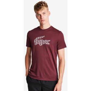 Lacoste Big Croc Logo T-shirts Heren - Rood - Maat M