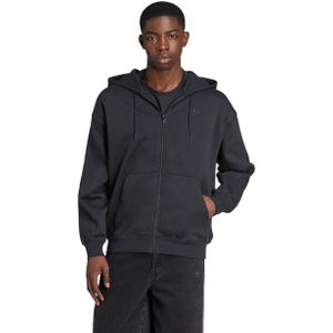 adidas - Adicolor Oversize Full-zip Hoodie - Zwart - Heren