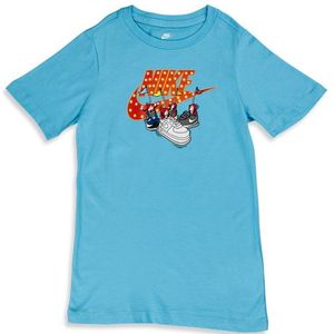 Nike Gfx T-shirts Kinder - Blauw - Maat 122 - 128 CM