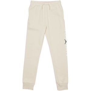 Jordan Stretch Broeken Kinder - Beige - Maat 128 - 137 CM - Katoen Fleece