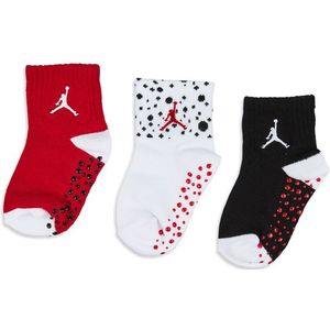 Jordan Cement 3pk Infant Ankle Sokken Unisex - Wit - Maat 12 - 24 MONTHS - Katoen