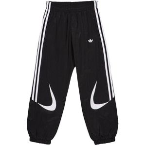 Adidas Teamgeist Broeken Kinder - Zwart - Maat 123 - 129 CM - Poly Woven