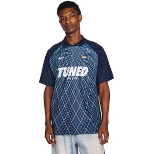 Nike - Tuned T-shirts - Blauw - Heren - Poly Jersey