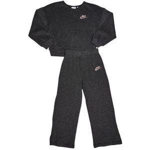 Nike Waffle Sweatshirts Peuter - Zwart - Maat 92 - 98 CM - Poly Fleece