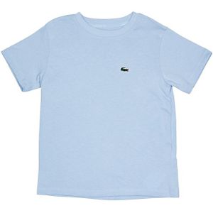 Lacoste Cl Logo Sport T-shirts Kinder - Blauw - Maat 122 - 130 CM - Katoen Jersey