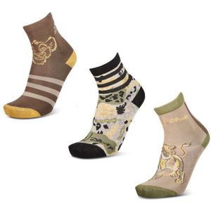 Adidas Kids Crew 3 Pack Sokken Unisex - Bruin - Maat 34-36