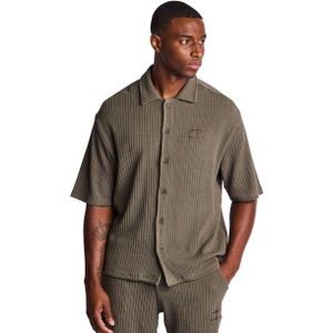 Project X Paris Natural Renewal T-shirts Heren - Bruin - Maat XL - Katoen French Terry