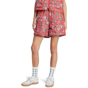 Adidas Originals X Liberty London Dames Poloshirts - Rood - Maat: 34 - Katoen Jersey - Foot Locker