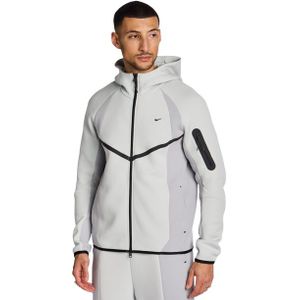Nike Tech Fleece Hoodies Heren - Zilver - Maat XS - Poly Fleece