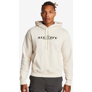 LCKR Essential Hoodies Heren - Wit - Maat XS - Katoen Fleece