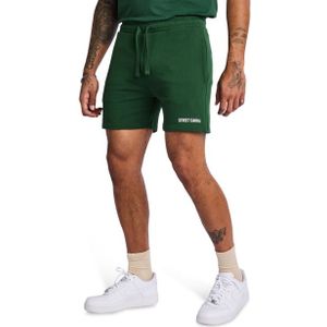 Street Cartel Darkside Korte Broeken Heren - Groen - Maat XS - Katoen French Terry