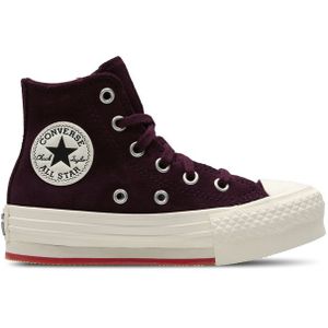 CONVERSE - All Star EVA Lift Hi Sport - Sneakers - Donker Bordeaux - Leer