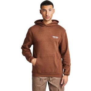 Street Cartel Russo Hoodies Heren - Bruin - Maat XS