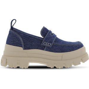Buffalo Aspha Loafer Sneakers Dames - Blauw - Maat 36 - Synthetisch, Leer