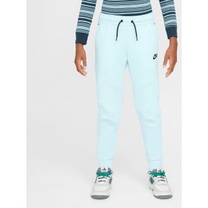 Nike Tech Colorblock Broeken Kinder - Blauw - Maat 137 - 147 CM - Poly Fleece