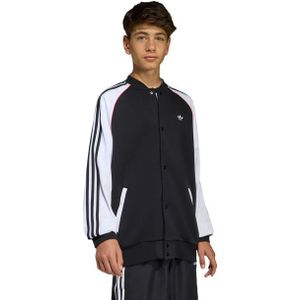 Adidas Sst Loose Jacket Jassen Kinder - Zwart - Maat 147 - 152 CM - Katoen Jersey