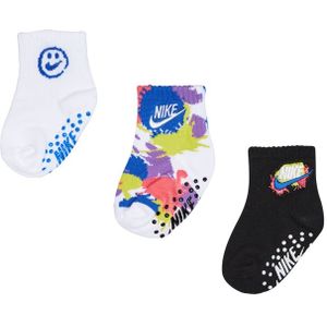 Nike Kids Ankle No Slip 3 Pack Sokken Unisex - Wit - Maat 34 - 38