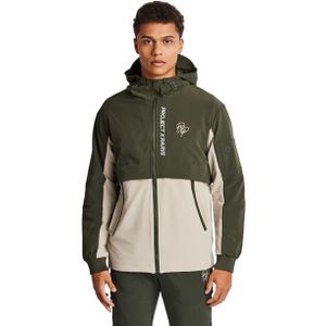 Project X Paris Street Hoodies Heren - Groen - Maat S - Poly Woven