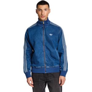 Adidas Firebird Trainingspakken Heren - Blauw - Maat M - Katoen Denim