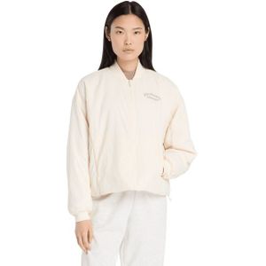 New Balance - LINEAR HERITAGE WOVEN BOMBER JACKET - Jassen - Beige