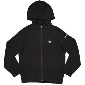 Lacoste Diamond Taffeta Trainingspakken Kinder - Zwart - Maat 122 - 130 CM - Poly Woven