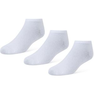 Foot Locker 3 Pack Active Dry Low-cut Sokken Unisex - Wit - Maat 27-34