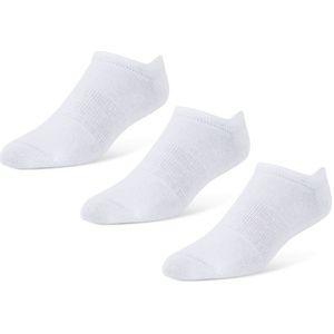Foot Locker 3 Pack Active Dry No-show Sokken Unisex - Wit - Maat 42-47
