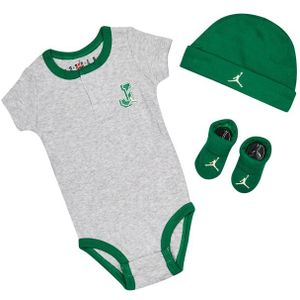 Jordan Rib 2 Pc Geschenksets Baby - Grijs - Maat 50 - 56 CM - Katoen Jersey