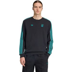 Adidas Liverpool Fc Terrace Icons Sweatshirt Sweatshirts Heren - Zwart - Maat XXXL - Katoen Jersey