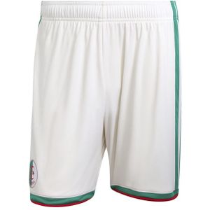 Adidas Algeria 26 Home Replica Shorts Korte Broeken Heren - Wit - Maat XS - Poly Mesh