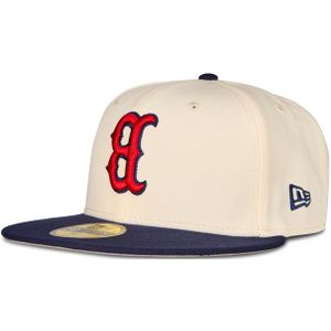 New Era 59fifty Petten Unisex - Wit - Maat 7 3/8 - Katoen